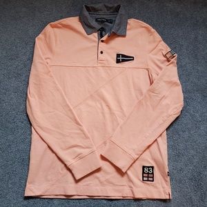Nautica RUGBY L/S POLO Detailed Embroidered